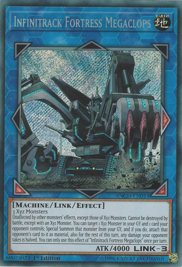 Infinitrack Fortress Megaclops [INCH-EN011] Secret Rare 