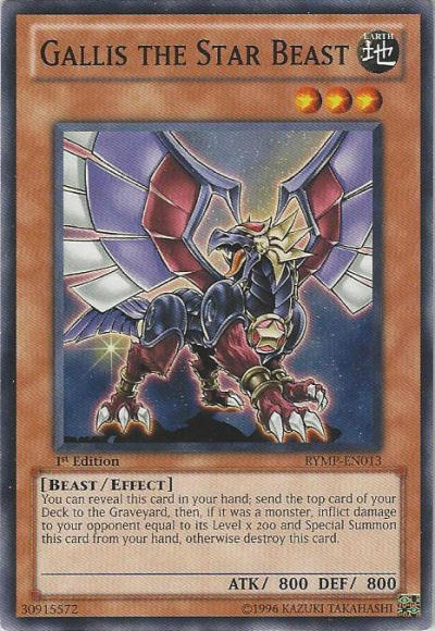 Gallis the Star Beast [RYMP-EN013] Common 