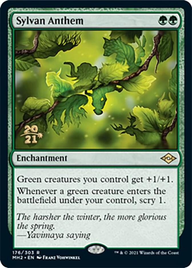 Sylvan Anthem [Modern Horizons 2 Prerelease Promos] 