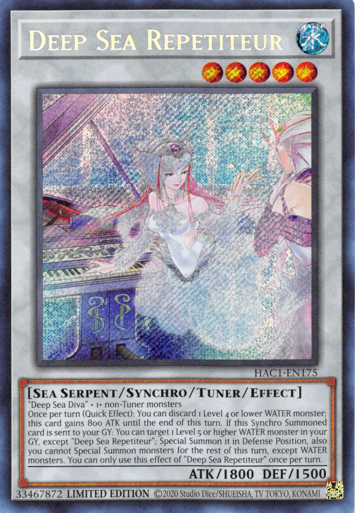 Deep Sea Repetiteur [HAC1-EN175] Secret Rare 