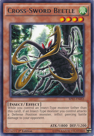 Cross-Sword Beetle [BP03-EN053] Rare 