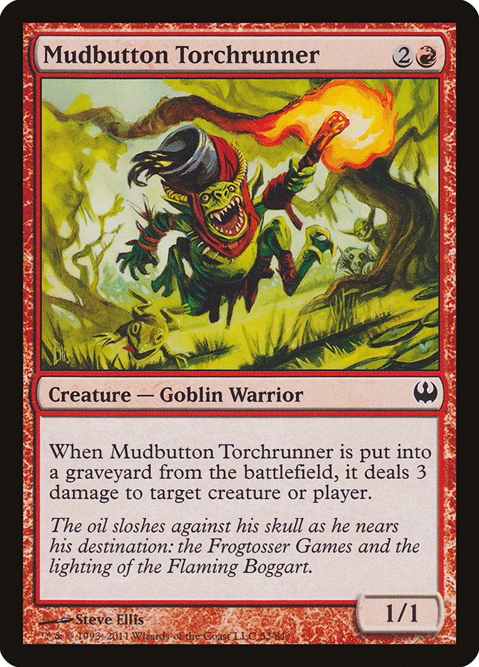 Mudbutton Torchrunner [Duel Decks: Knights vs. Dragons] 