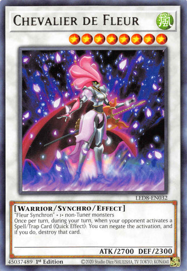 Chevalier de Fleur [LED8-EN032] Rare 