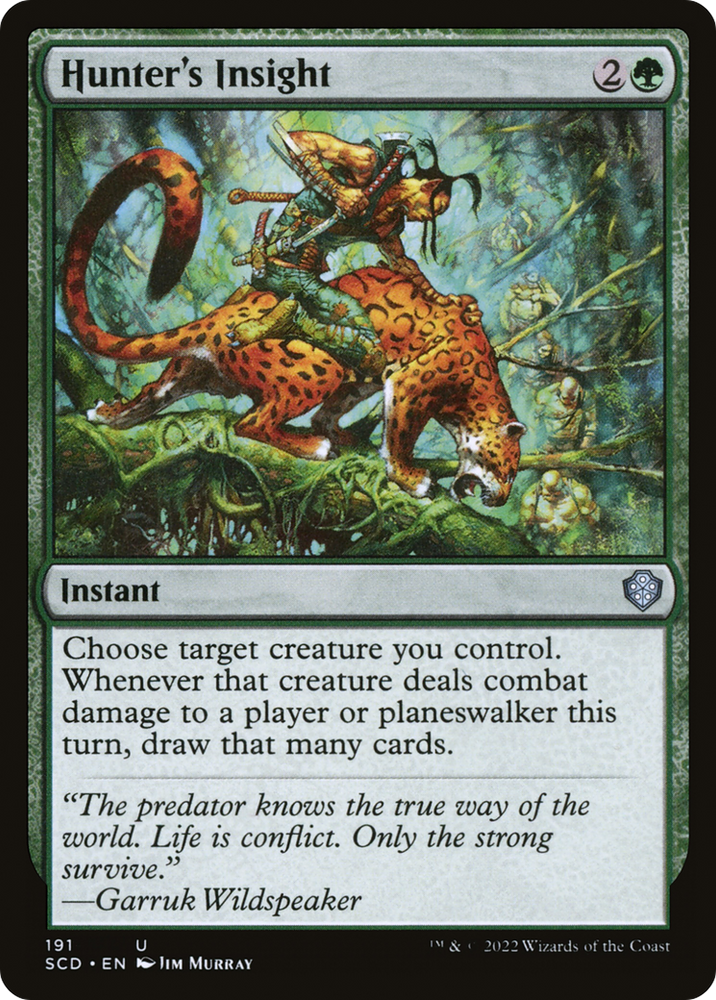 Hunter's Insight [Starter Commander Decks] 