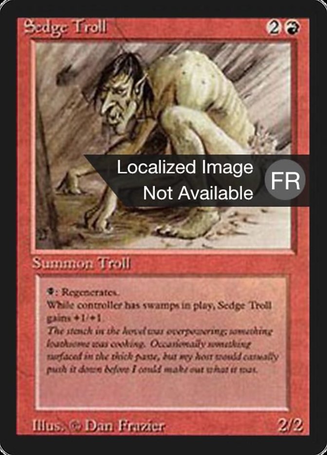 Sedge Troll [Foreign Black Border]