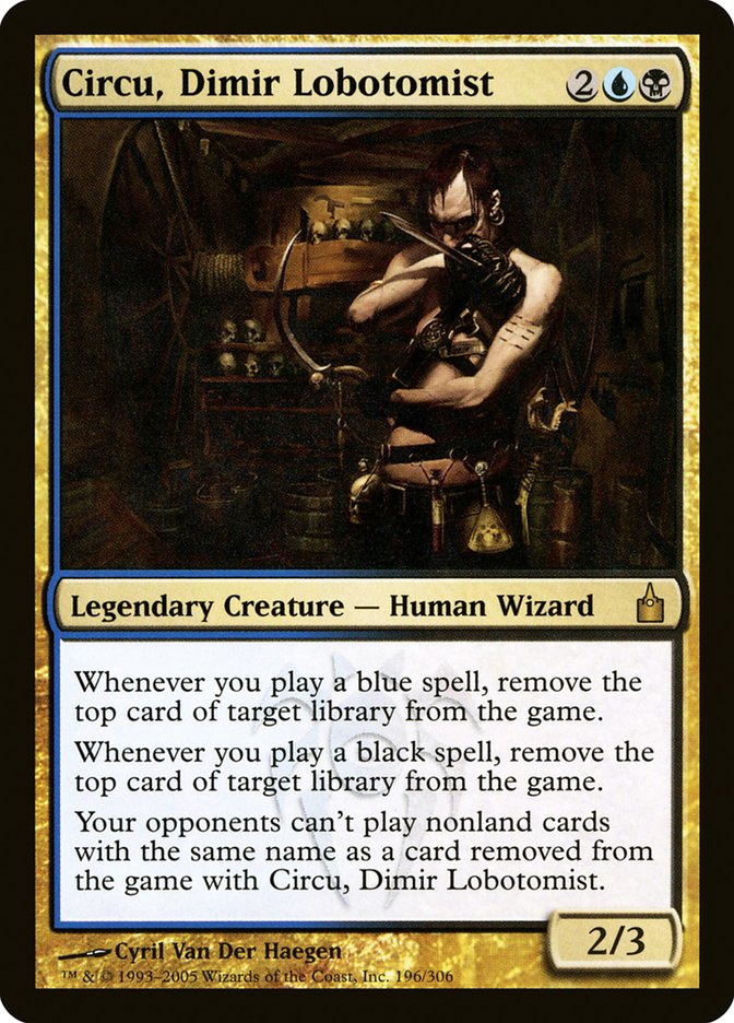 Circu, Dimir Lobotomist [Ravnica: City of Guilds] 