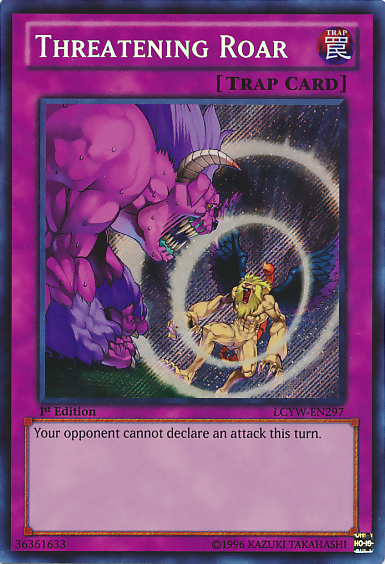 Threatening Roar [LCYW-EN297] Secret Rare 