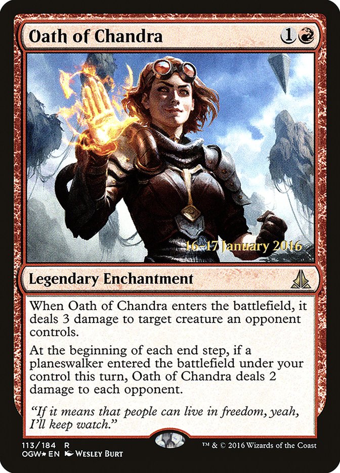 Oath of Chandra [Oath of the Gatewatch Prerelease Promos] 