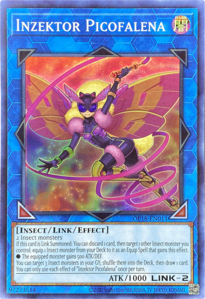 Inzektor Picofalena [OP18-EN011] Super Rare 