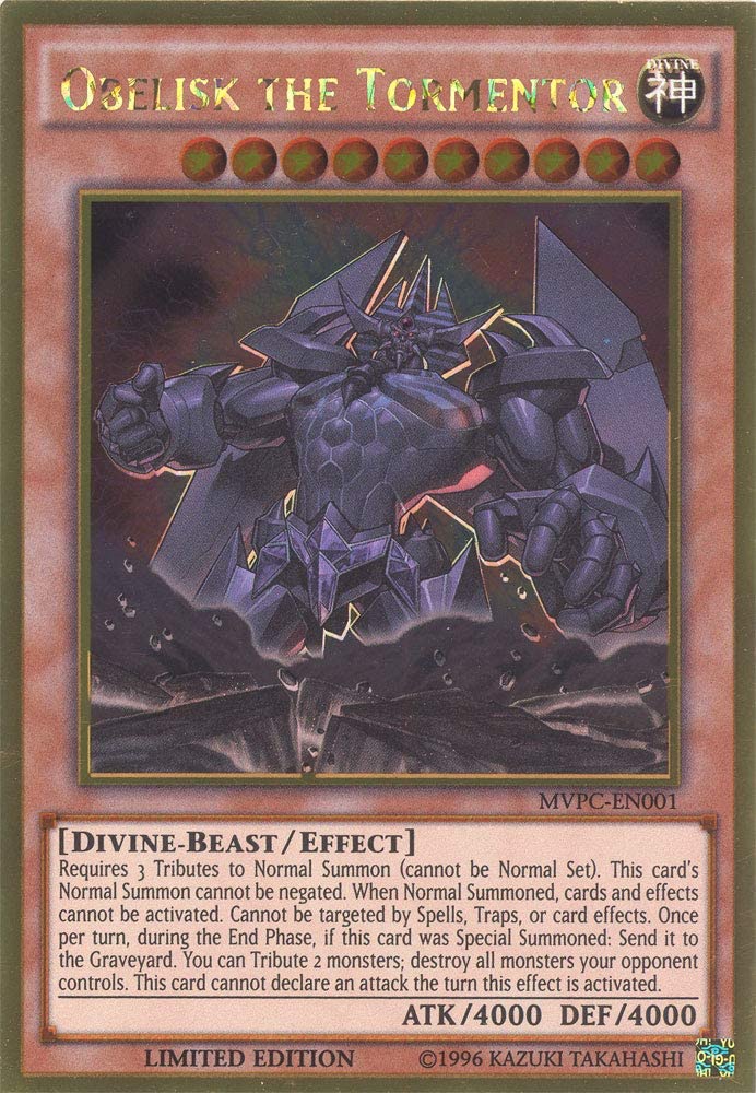 Obelisk the Tormentor (DVD Promo) [MVPC-EN001] Gold Rare 
