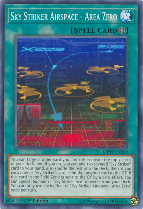 Sky Striker Airspace - Area Zero [MP19-EN269] Common 