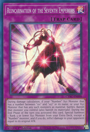 Reincarnation of the Seventh Emperors [CYAC-EN098] Super Rare 