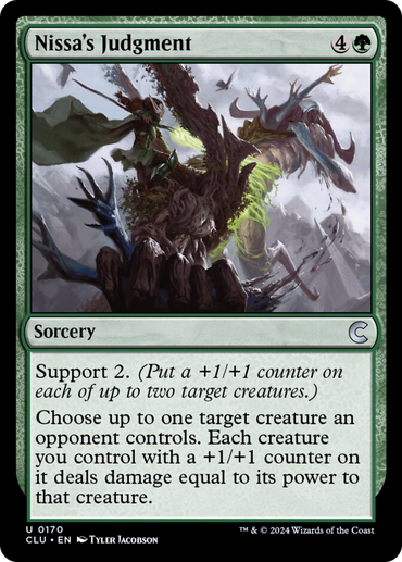 Nissa's Judgment [Ravnica: Clue Edition] 