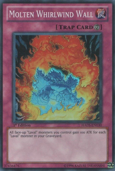 Molten Whirlwind Wall [HA05-EN030] Super Rare 