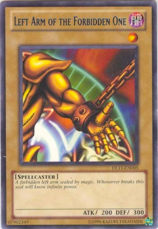 Left Arm of the Forbidden One (Blue) [DL11-EN005] Rare 