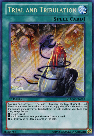 Trial and Tribulation [GAOV-EN087] Secret Rare 