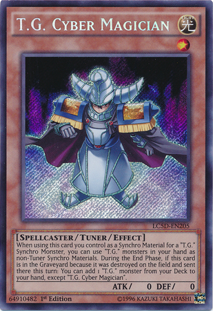 TG Cyber ​​Magician [LC5D-EN205] Secret Rare 
