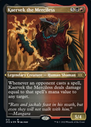 Kaervek the Merciless (Foil Etched) [Double Masters 2022] 