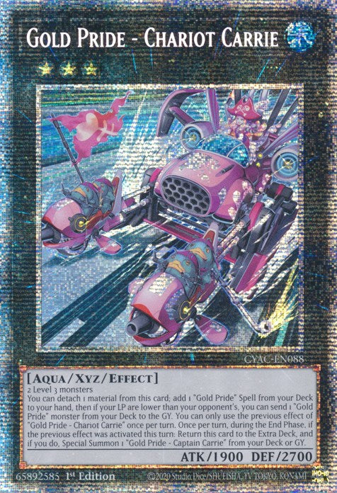 Gold Pride - Chariot Carrie [CYAC-EN088] Starlight Rare 