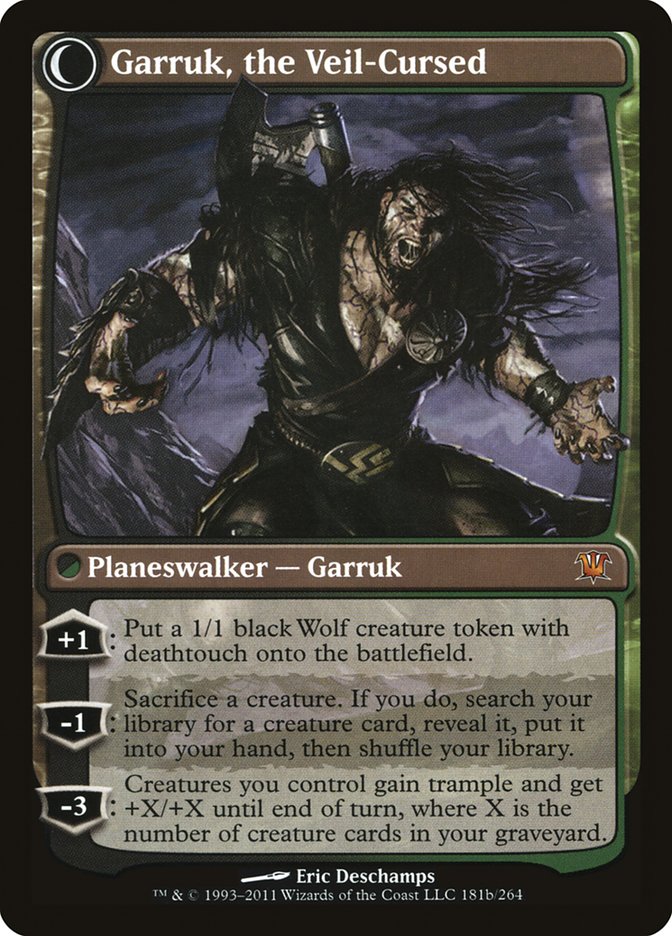 Garruk Relentless // Garruk, the Veil-Cursed [Innistrad] 