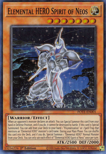 Elemental HERO Spirit of Neos [POTE-EN001] Super Rare 