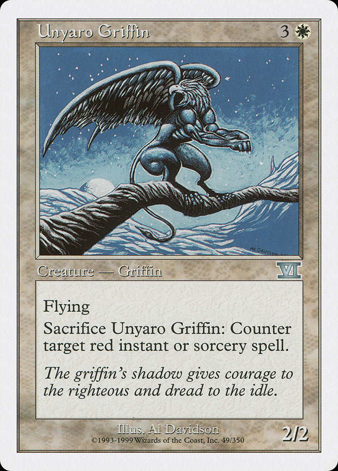 Unyaro Griffin [Classic Sixth Edition] 