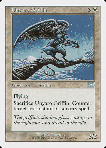 Unyaro Griffin [Classic Sixth Edition] 