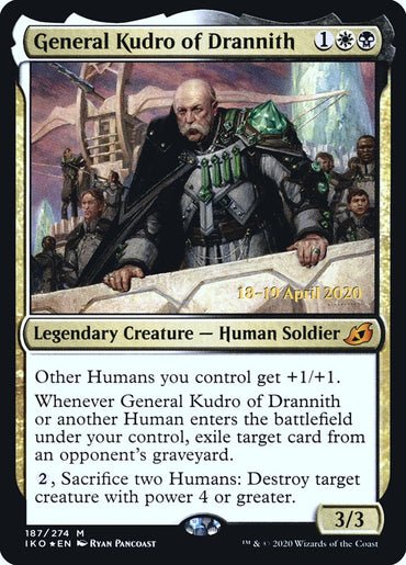 General Kudro of Drannith [Ikoria: Lair of Behemoths Prerelease Promos] 