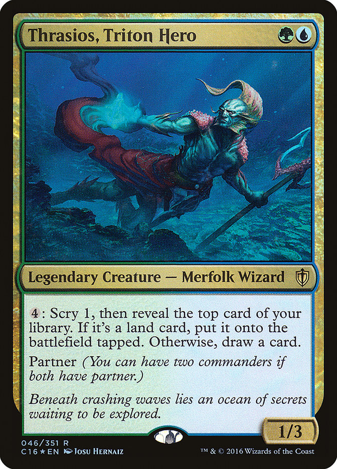 Thrasios, Triton Hero [Commander 2016] 