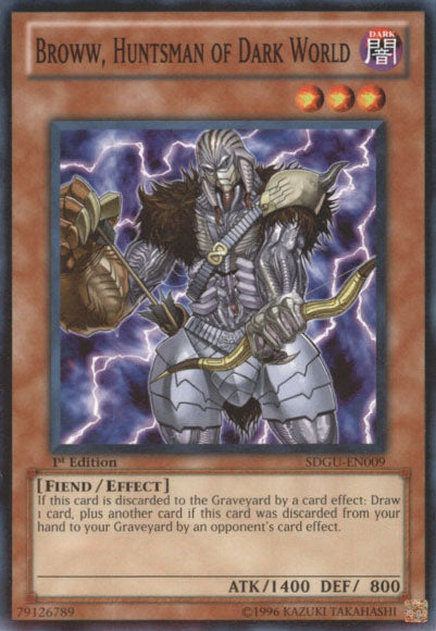 Broww, Huntsman of Dark World [SDGU-EN009] Common 