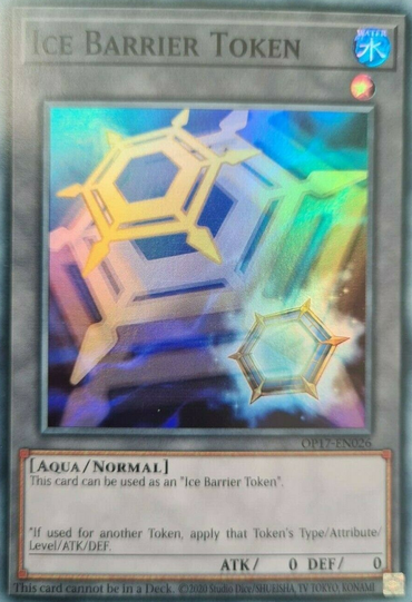 Ice Barrier Token [OP17-EN026] Super Rare 