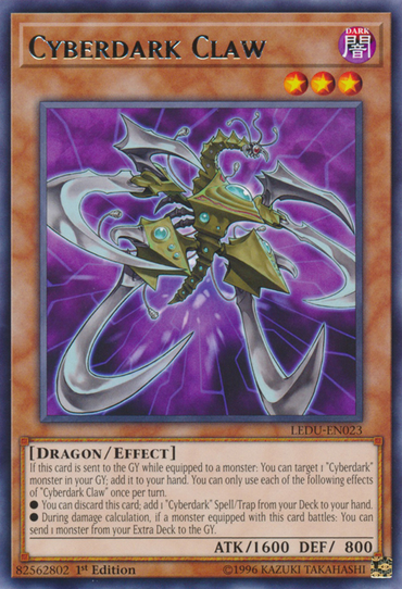 Cyberdark Claw [LEDU-EN023] Rare 