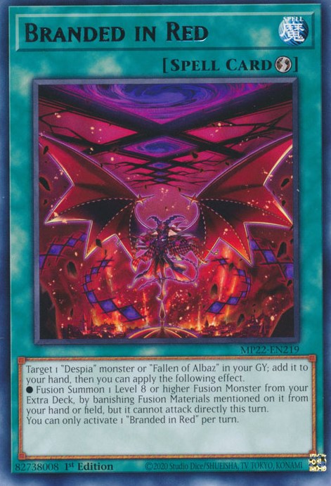 Branded in Red [MP22-EN219] Rare 