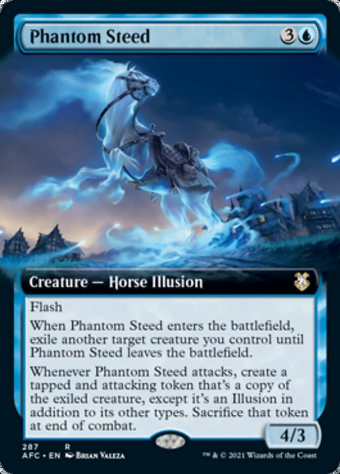 Phantom Steed (Extended Art) [Dungeons &amp; Dragons: Adventures in the Forgotten Realms Commander] 