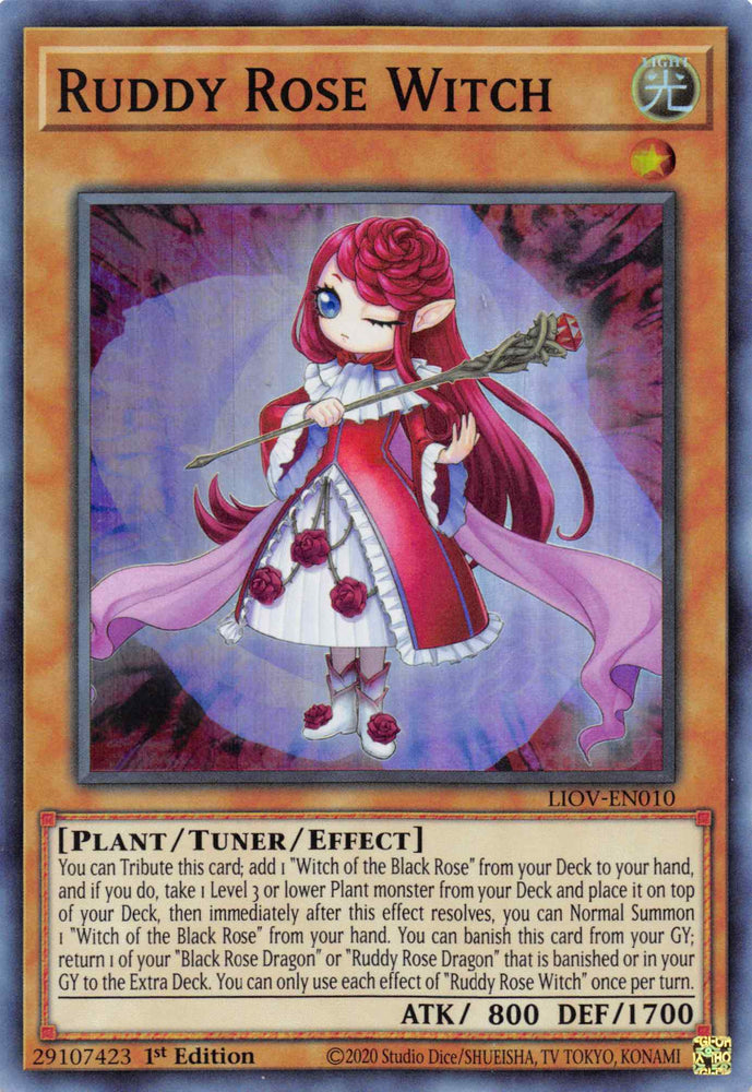 Ruddy Rose Witch [LIOV-EN010] Super Rare 