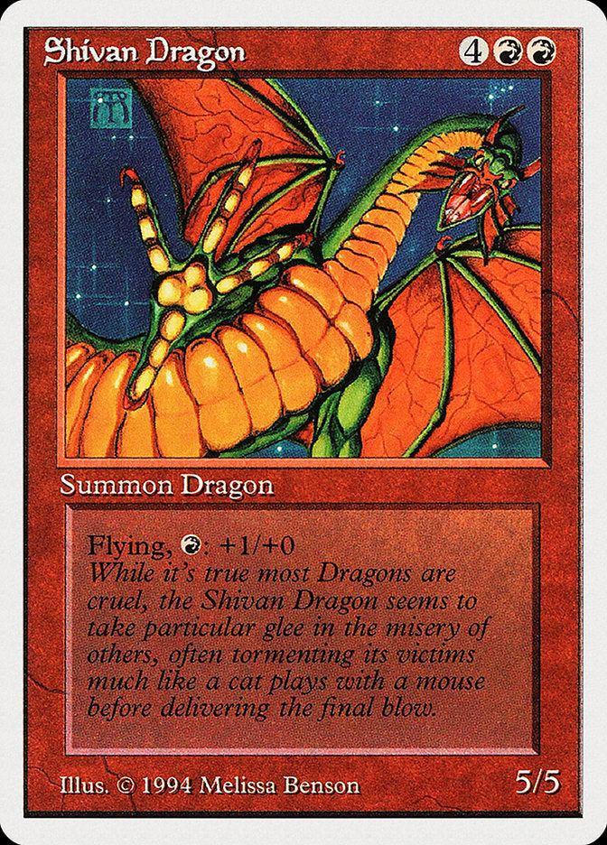 Shivan Dragon [Summer Magic / Edgar] 