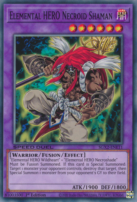 Elemental HERO Necroid Shaman [SGX2-ENE11] Common 
