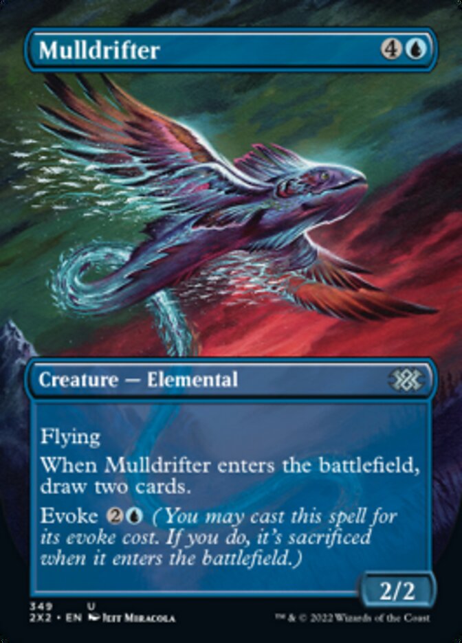 Mulldrifter (Borderless Alternate Art) [Double Masters 2022] 