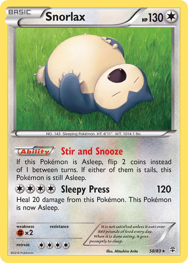 Snorlax (58/83) [XY: Generations] 