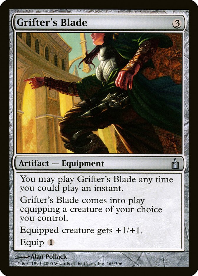 Grifter's Blade [Ravnica: City of Guilds] 