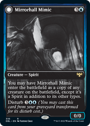 Mirrorhall Mimic // Ghastly Mimicry [Innistrad: Double Feature] 