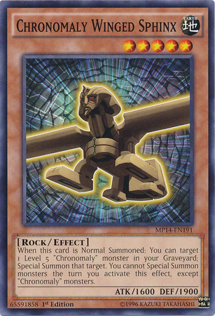 Chronomaly Winged Sphinx [MP14-EN191] Common 