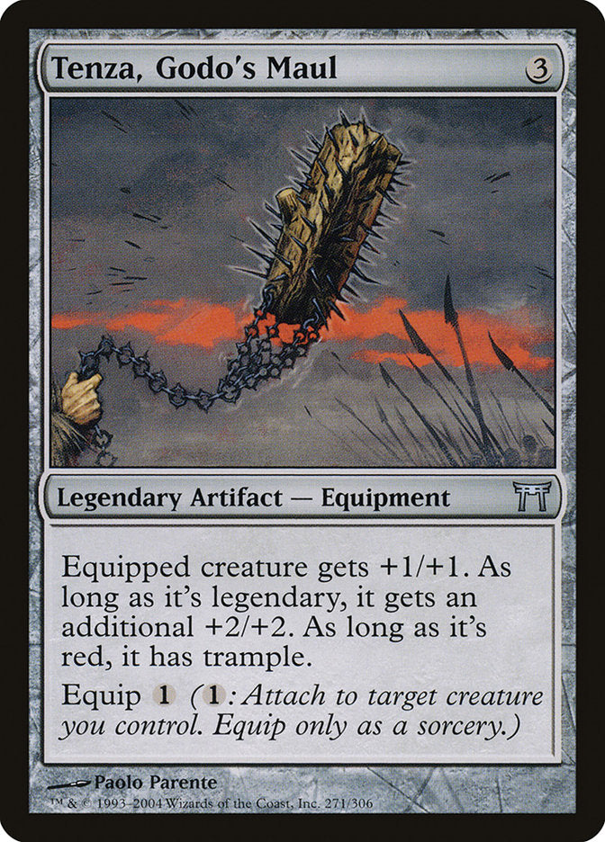 Tenza, Godo's Maul [Champions of Kamigawa] 