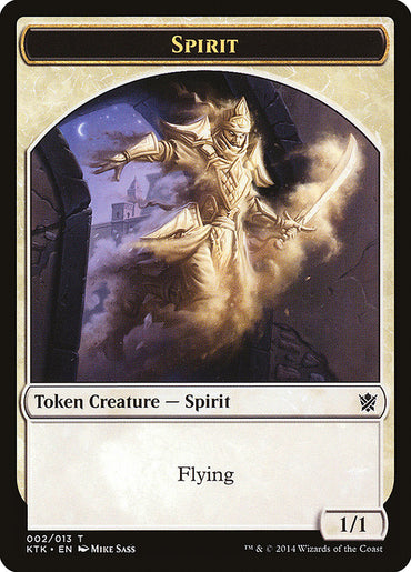 Spirit Token [Khans of Tarkir Tokens] 