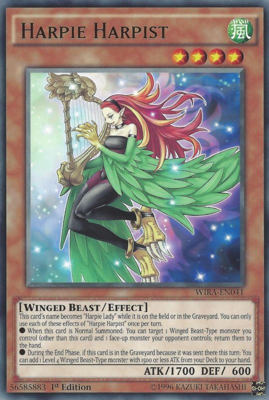Harpie Harpist [WIRA-EN041] Rare 