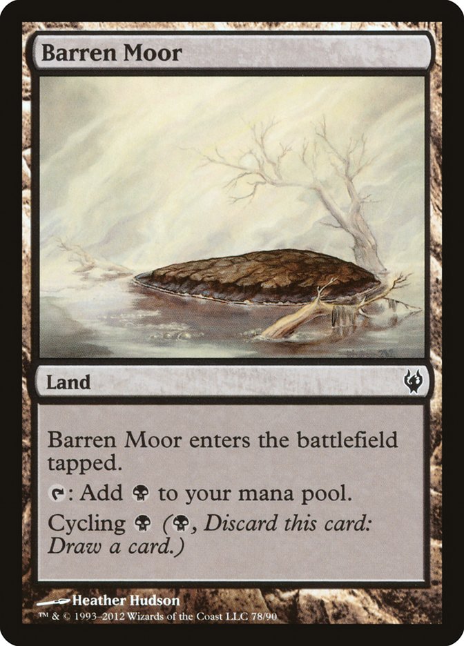 Barren Moor [Duel Decks: Izzet vs. Golgari] 