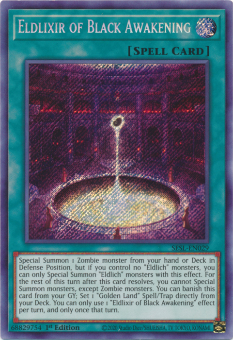 Eldlixir of Black Awakening [SESL-EN029] Secret Rare 