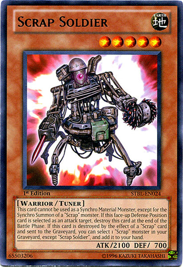 Scrap Soldier [STBL-EN024] Rare 