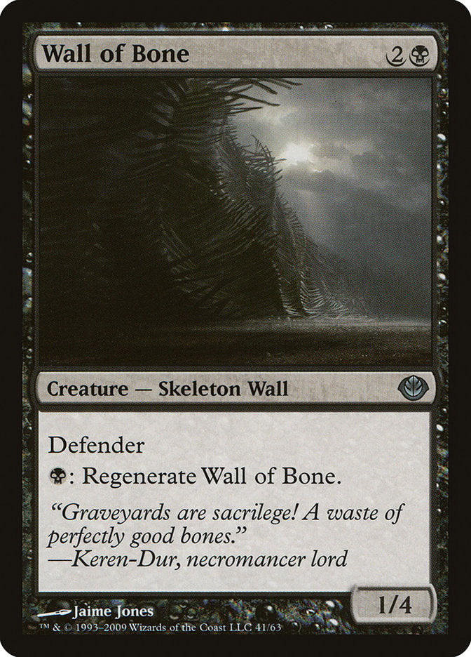 Wall of Bone [Duel Decks: Garruk vs. Liliana] 