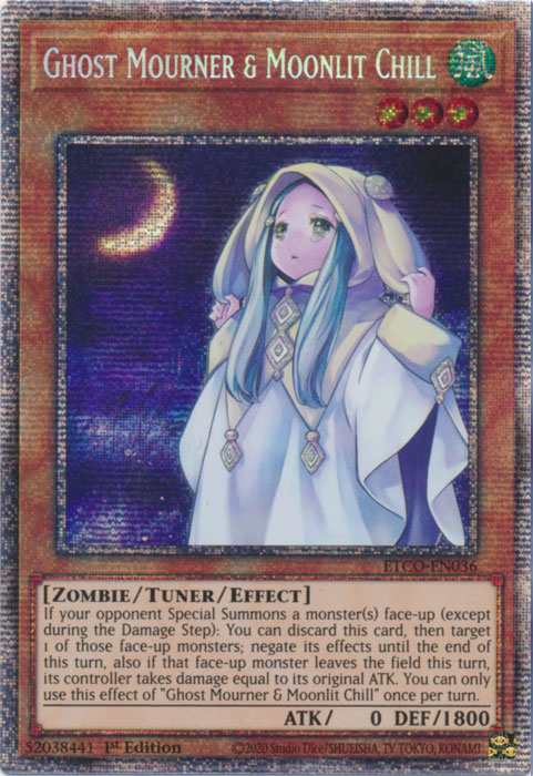 Ghost Mourner &amp; Moonlit Chill [ETCO-EN036] Starlight Rare 